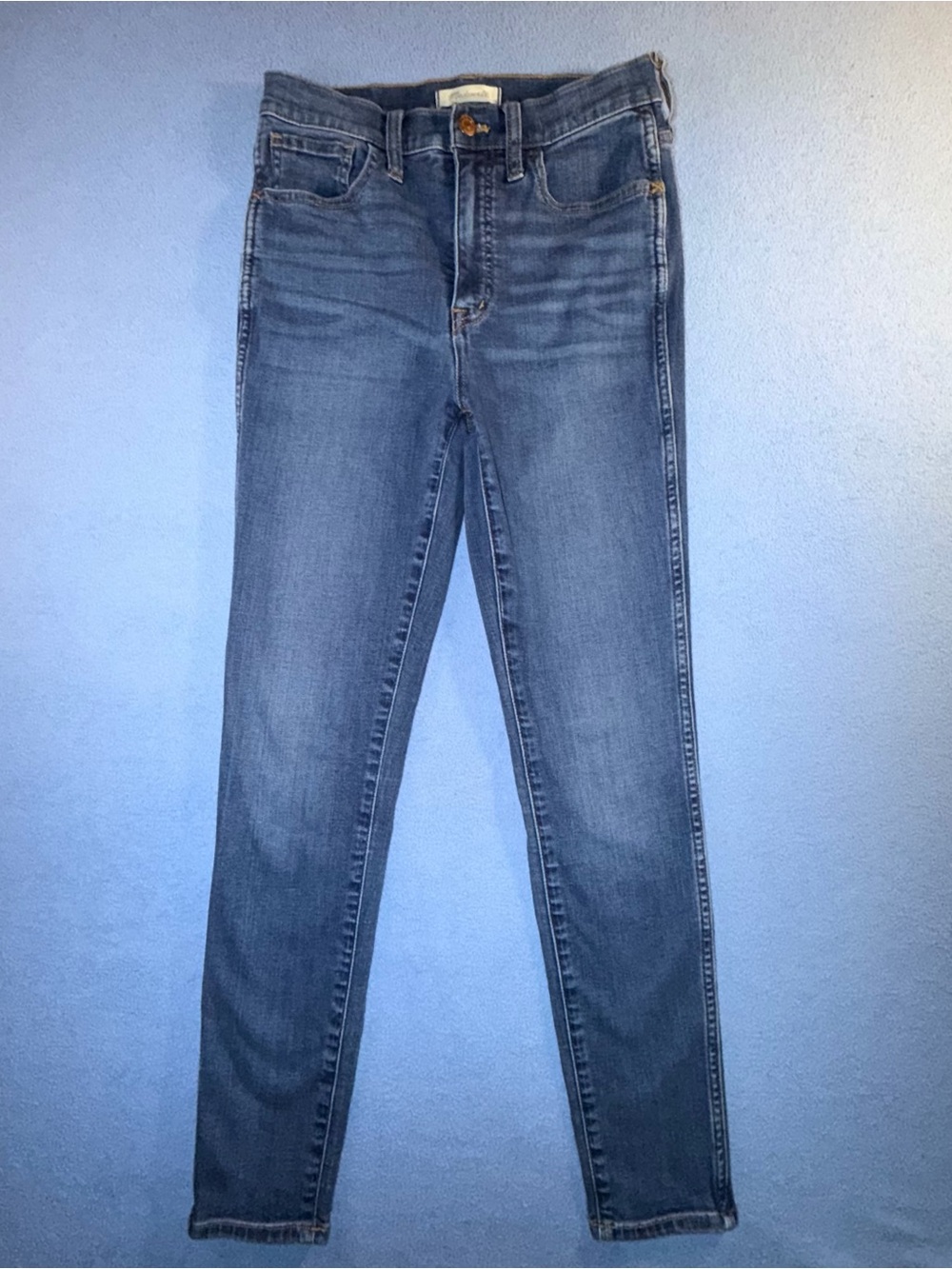 Madewell Skinny Jeans in Medium Blue Wash size 27